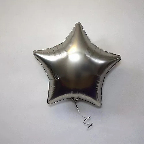 Шар звезда 19 Сатин Platinum